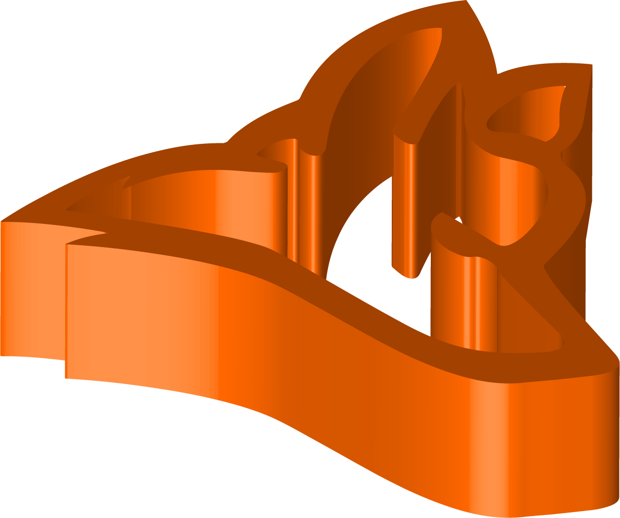 3D-Fuchs, 3D-Form unseres Logo-Fuchses