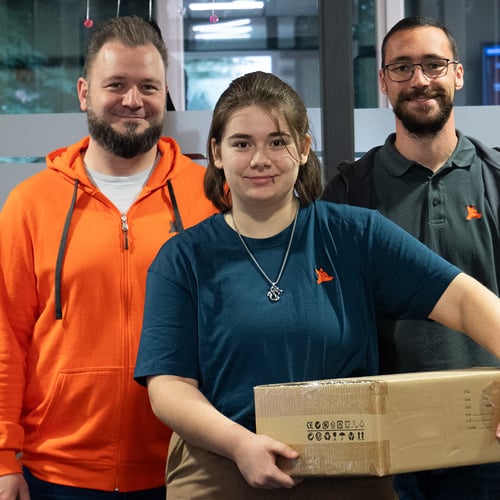 IT-Experten verschicken Router